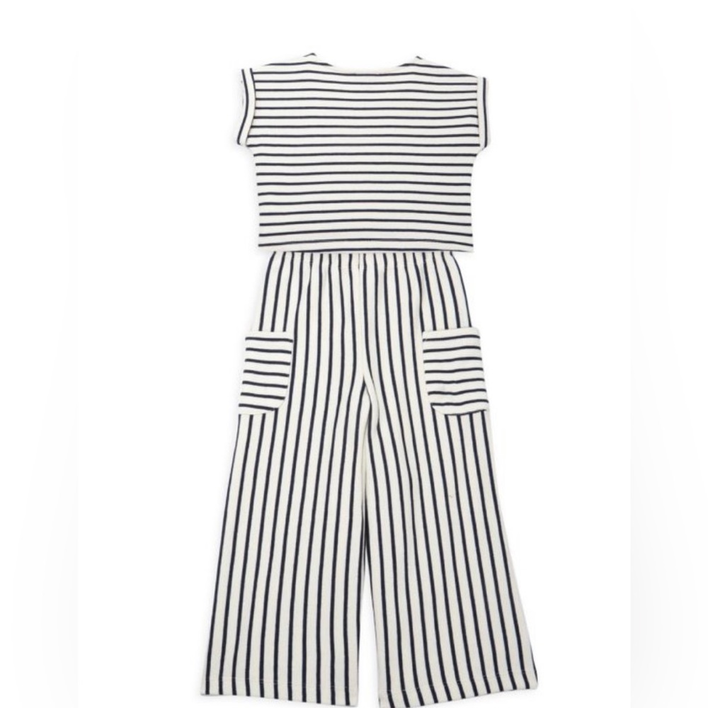 Tommy Hilfiger little girl striped top and pants 🇺🇸 - Picture 2 of 3